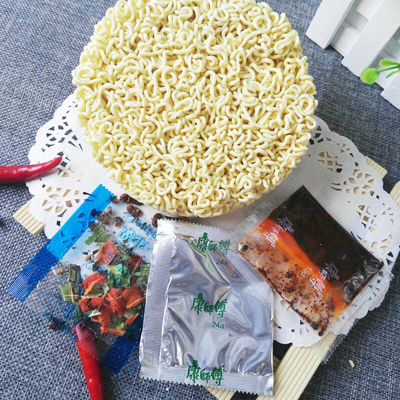 5bags Kangshifu Tomato Beef Instant Noodles 康师傅西红柿炖牛腩面5连包 Secondary image