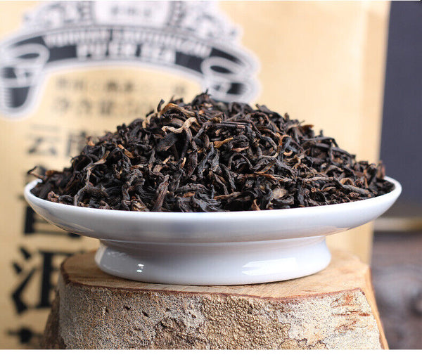 YUNNAN LAOTONGZHI PU'ER TEA Loose Puer Tea Ripe Haiwan Tea 500g/1.1lb
