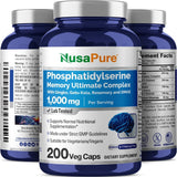 New!  Phosphatidylserine Memory Ultimate Complex 1000mg 200 tablets
