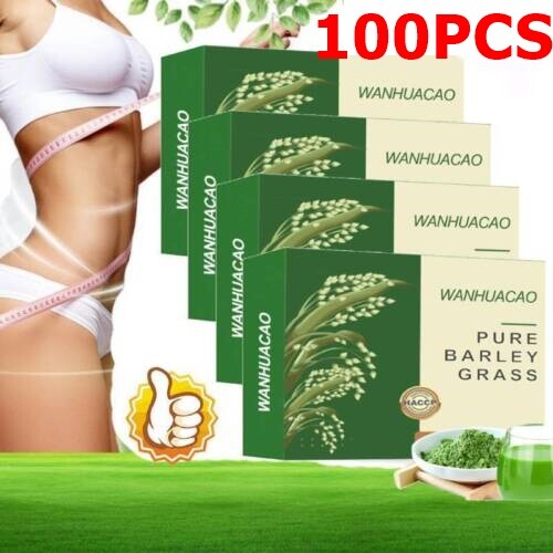 100Pcs Barley Grass Powder 100%Pure &Organic, Pure Organic Barley-- Main image