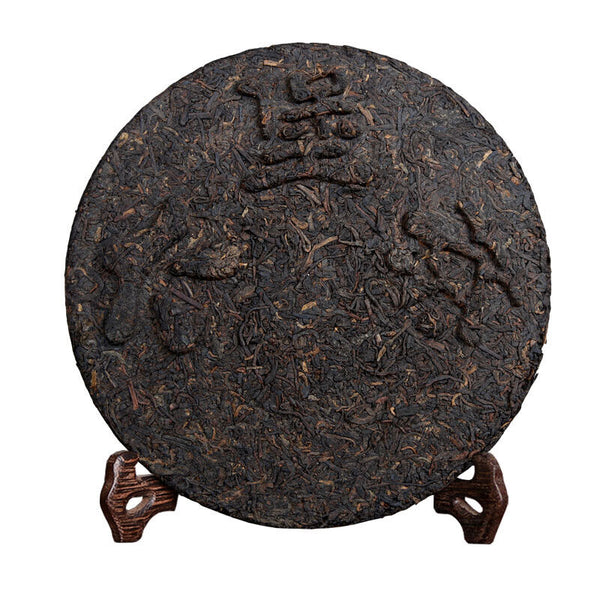 TeaWuzhou Liu Pao Tea Black Tea Aged Dark Tea Liubao Tea Cake Liu Bao HEI CHA 480g