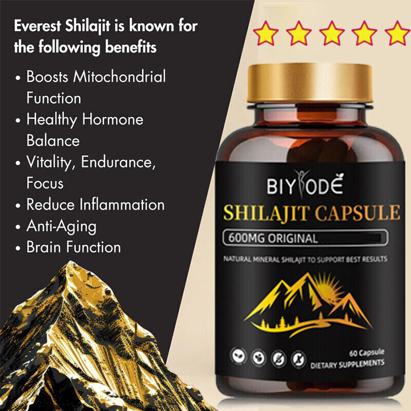 Himalayan Pure 100% Shilajit, Soft Resin, Organic, Extremely Potent, Fulvic Acid Main image