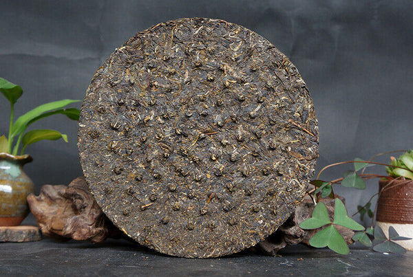 Shang Pin Golden Ribbon Big Snow Mountain * Xiaguan Puer Raw Puerh Tea 357g