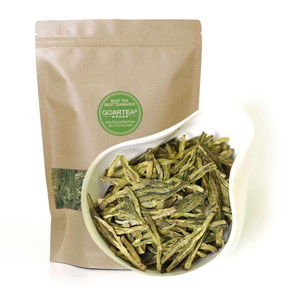HELLOYOUNG Premium Xihu Longjing Dragon Well Chinese Green Tea Spring Loose Leaf Main image