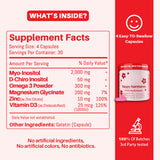 Happy Hormones PCOS Multivitamin Hormone Balance for Women Health 120Caps