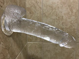 8 Inch Sex Toy Waterproof Realistic Dildo Suction Cup Dong Men Penis For Lesbian