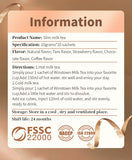 Slim Milk Tea Chocolat Flavors Taste Fatburneranti Oxidant Effective Supplements