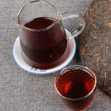 1000g Yunnan Memorial Pu-Erh Black Tea Cake Top-Grade Cooked Pu'er Tea Gift