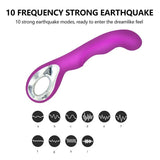 Personal Hand Held Powerful Waterproof for Women Vibrater 10 Speed Massager Wand