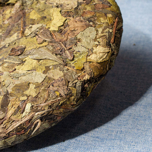 Gâteau de thé cru Puerh aux cent arbres anciens Collection  thé pu-erh 357g