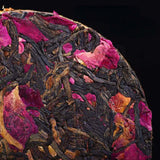 100g Fengqing Rose Black Tea Cake Yunnan Dianhong Flower Tea Organic Roselle Tea