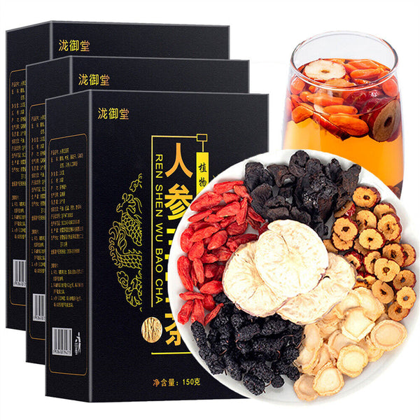 100% Natural Kidney Tea Chinese Herbal Tea Formula Ginseng Six Treasure Tea