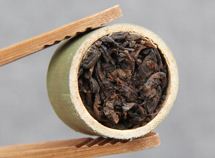 Year Supreme Bamboo Bingdao Ancient Pu'er Puerh Tea Yunnan Puer Ripe 500g