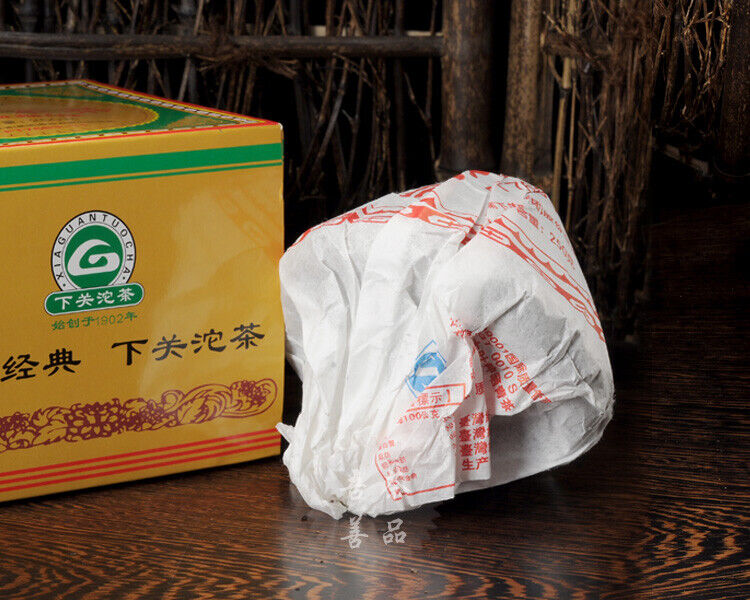 Bao Yan Jin Cha * Xiaguan FT7683-11 Mushroom TuoCha Raw Pu Erh Pu Er 250g