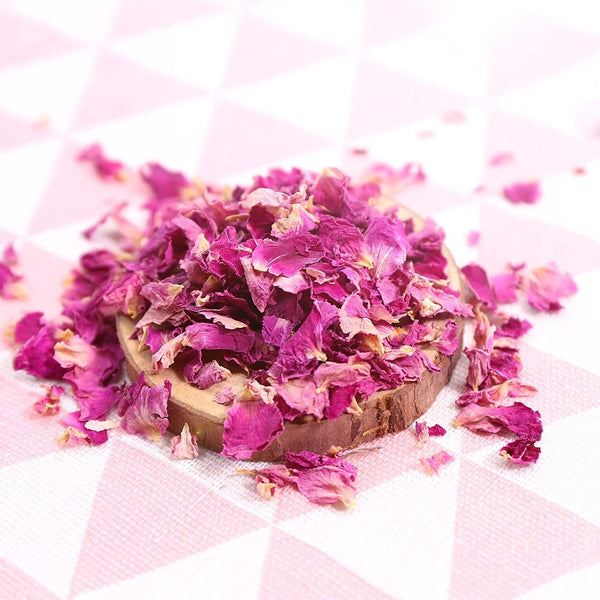 FullChea Dried Rose Petals 97g Edible Flowers Real Rose Petals