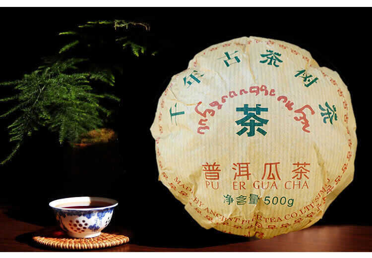 Yr Thousand Years Ancient PU ER GUA CHA Ripe Pu-erh Tea 500g High Mountain