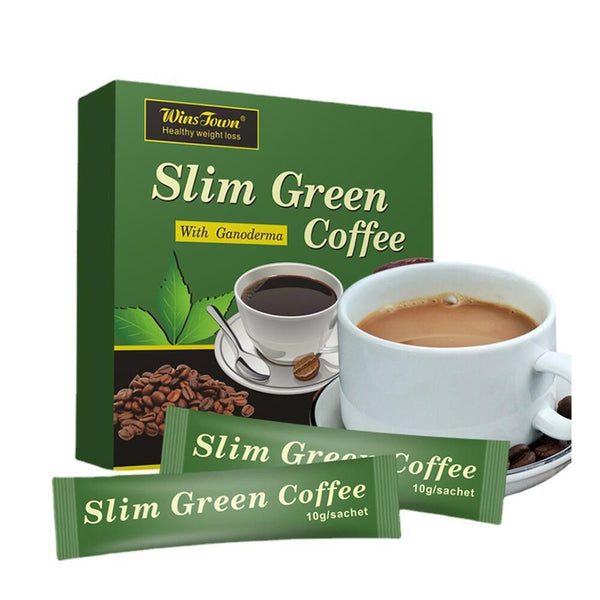 Slim Green Coffee with Ganoderma Control Weight Detox Tea Weight Loss 18pcs/box