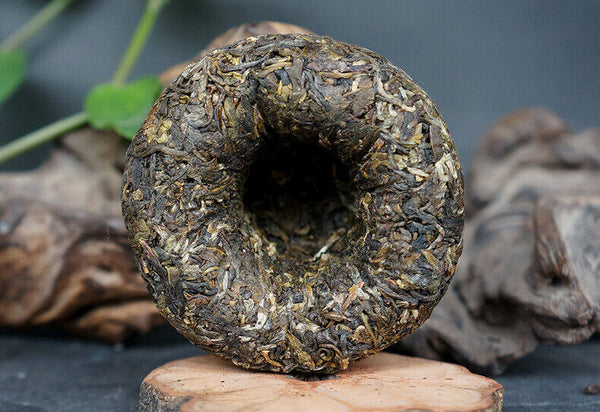 Shangpin Jinsi Gold Ribbon Tuo Cha Puer * Yunnan Xiaguan Raw Pu'er Tea 100g