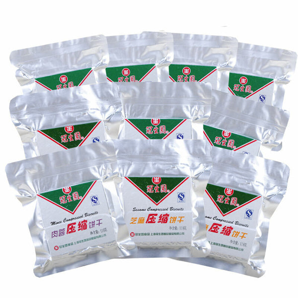 Compressed Crackers Outdoor Chinese Snacks 118g*5 bags Mixed Flavor Raw Sauce