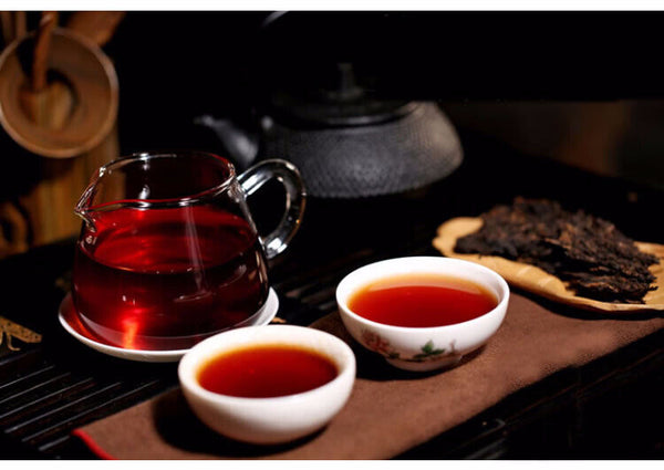 Ripe Pu-erh Heaven Earth Menghai Royal Golden Buds Old Arbor King Tea 357g