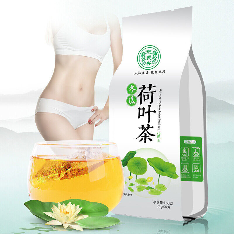 40 Pcs Herbal Teabags Includes Rose Lotus Leaf And White Gourd Slimming Tea Bag Main image