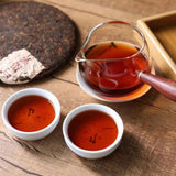 357g Yunnan Palace Ripe Pu-erh Tea Cake Aged Puerh Cooked Tea Old Pu'er Tea