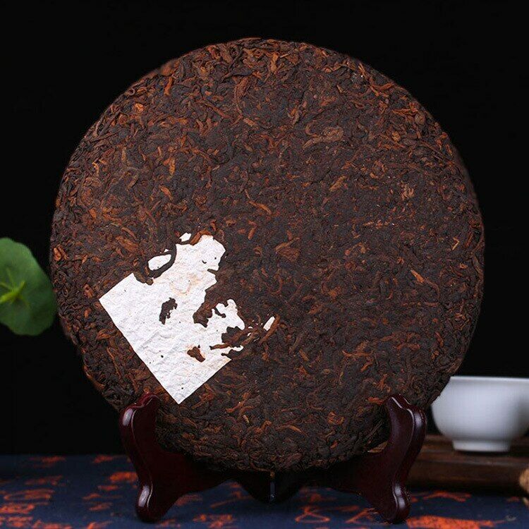 Yr Yunnan MengHai Heaven Earth 726 Ripe Puer Tea Cake Pu-erh Cooked 357g Secondary image