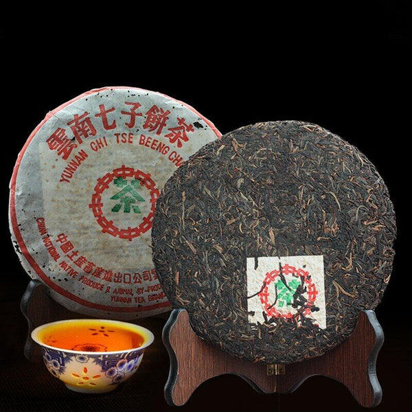 357g CNNP Zhongcha Year Aged Yunnan Pu-erh Tea Cake Raw