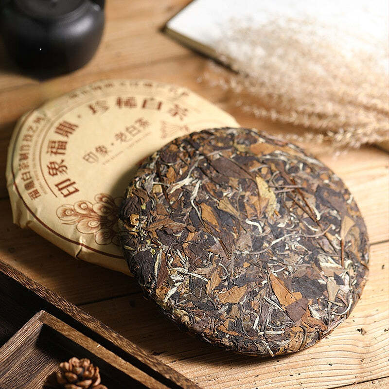 350g Fuding White Tea Impression Old White Tea Cake Gongmei Organic White Tea Secondary image