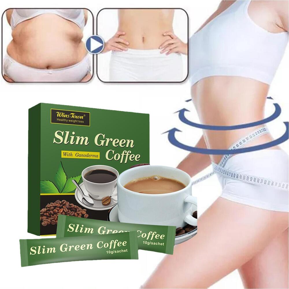 Slim Green Coffee with Ganoderma Control Weight Detox Tea Weight Loss 18pcs/box Main image