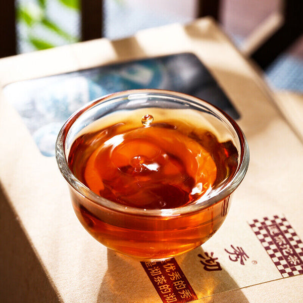 Yunnan Pu'er Lotus Leaf Flavored Mini Tuocha Ripe Fitness Puer Pu Erh Tea 500g