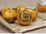 Organic Ball-shaped Aged Shou Mei Longevity Eyebrow Handmade White Tea Ball