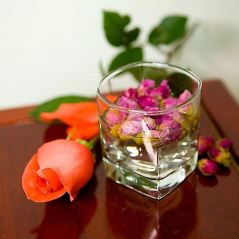 Thé de santé séché à base de plantes, bourgeons de roses rouges biologiques 50g