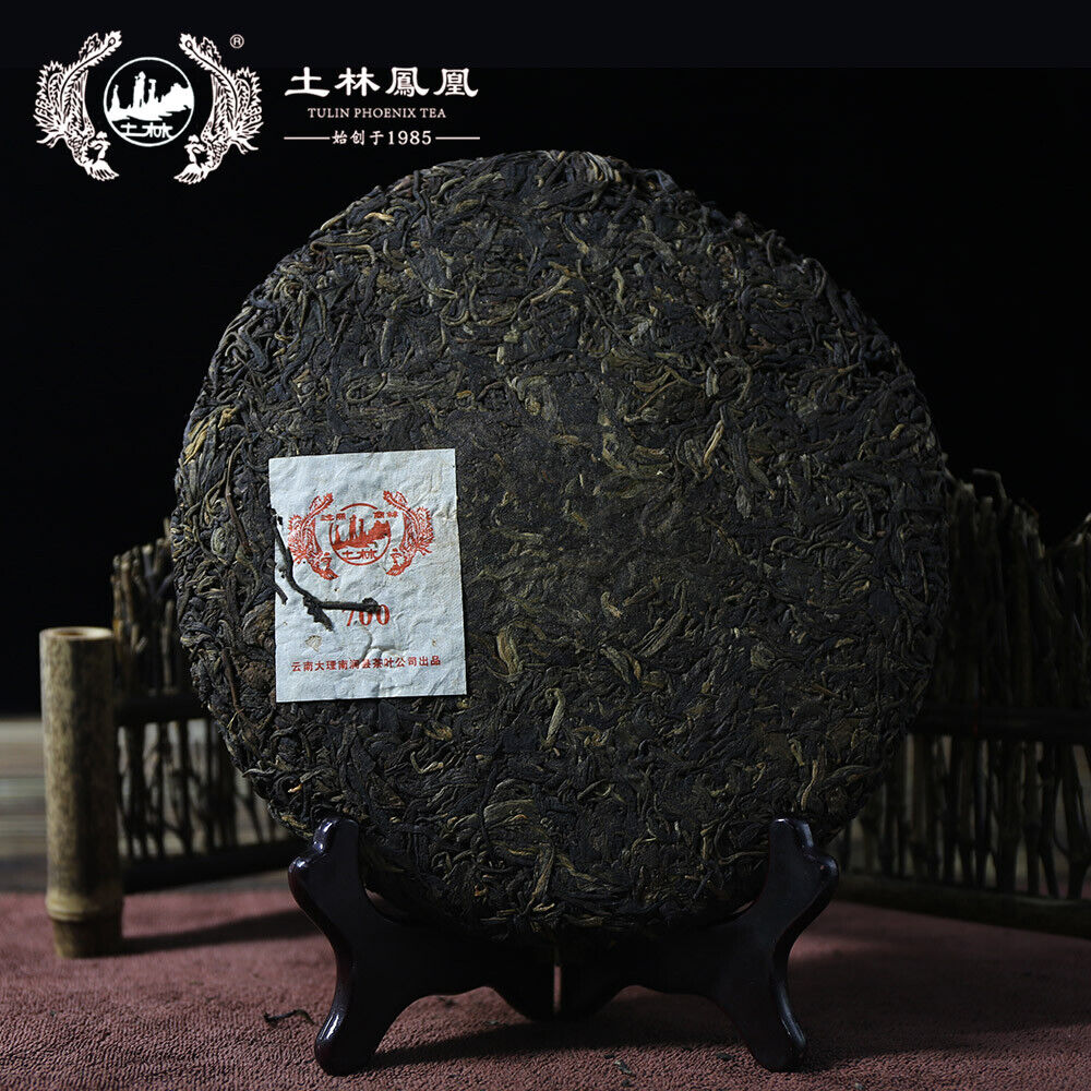 TuLin Aged Pu Erh Tea Feng Huang Bing Cha 700 Yunnan Puer Tea Raw Tea 380g