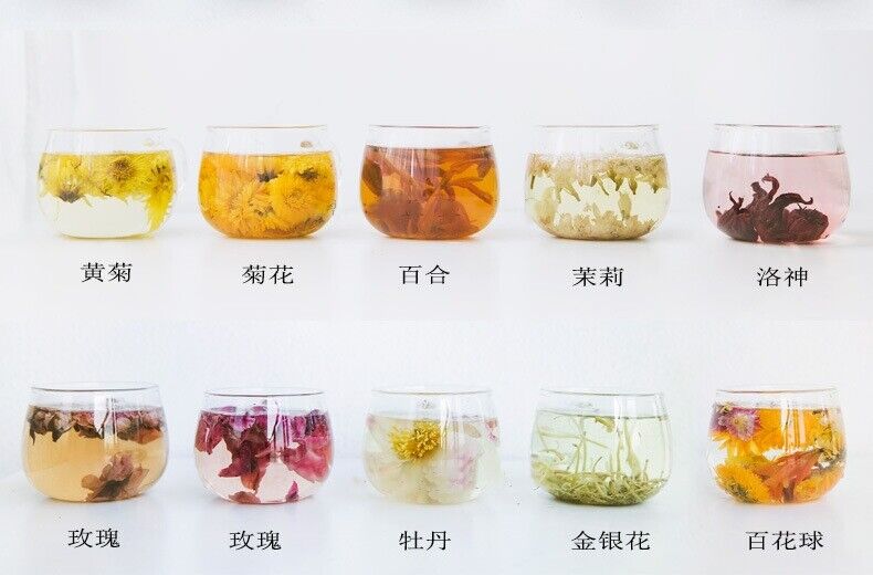 Handmade 10 Kinds Chinese Mix Blooming Tea Balls Flowers Flowering Tea Buds 500g