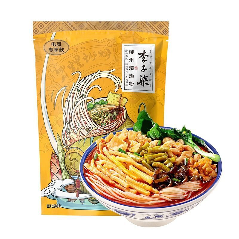 335g*3Bags Liziqi Liuzhou Luosifen Spicy and Sour Instant Noodles 李子柒柳州螺蛳粉 Secondary image