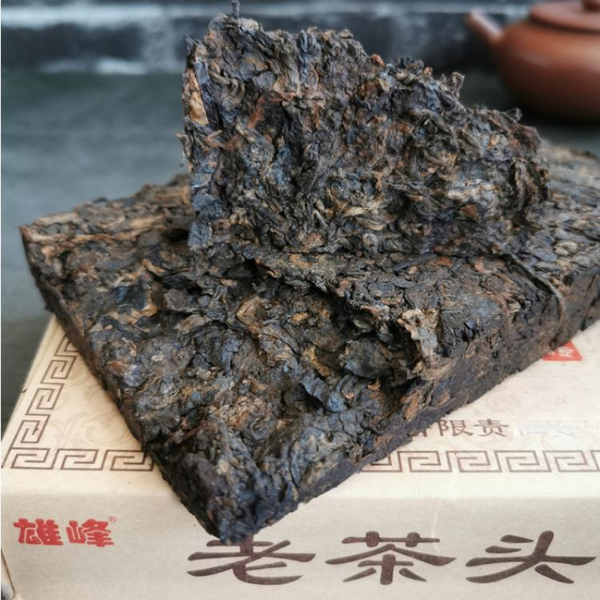 250g Ripe Puerh Brick Tea Year Aged Pu-erh Cooked Tea Yunnan Old Pu'er Tea