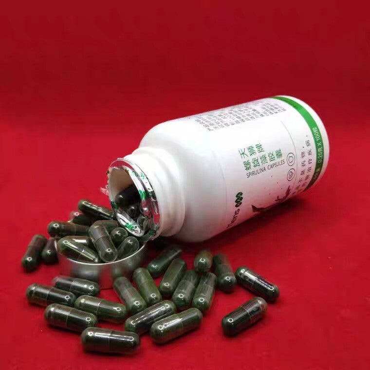 Original Tiens Spirulina Capsule Enhance Immunity 100 Capsules/bottle Secondary image