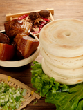 5 Packs Chinese Xi'an Lazhi Roujiamo Layer Cake with Meat Inside 西安腊汁肉夹馍