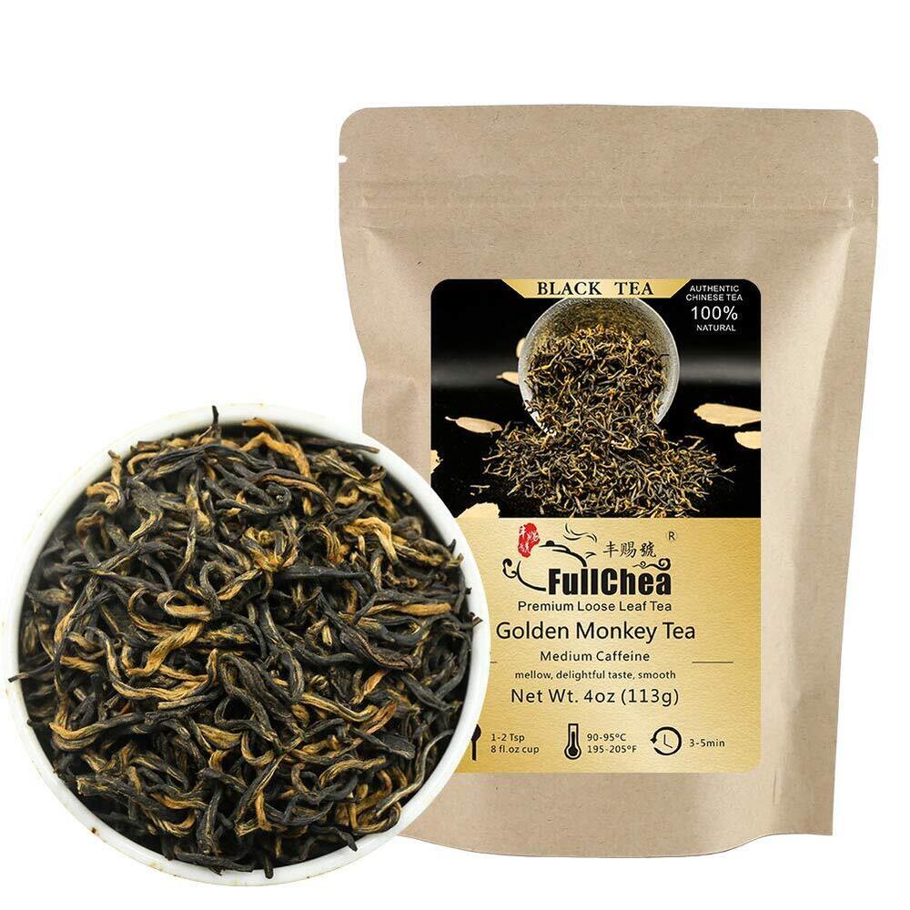 TeaFullChea Tea Golden Monkey - Fujian Black Tea Golden Tea 113g