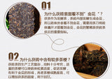 Jingwei Fu Tea Shaanxi Jinhua Qizi Fu Cha Brick Golden Flower Dark Tea 357g