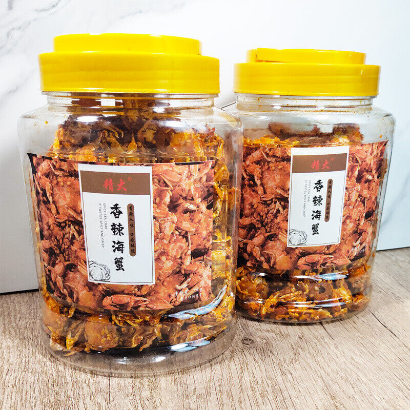 Spicy Sea Crab Small Crabs Instant Snacks Crispy Crab Canned 250g Main image
