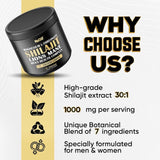 Shilajit Pure Himalayan Organic Ashwagandha Maca Ro... 1000mg Health Complex as