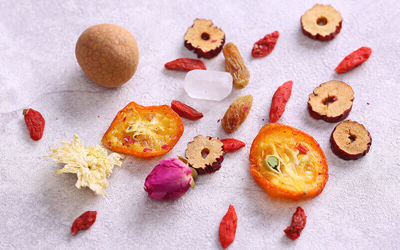 Natural Babao Tea Includes Longan Goji Rose Jujube Herbal Beauty Tea Skin 180g