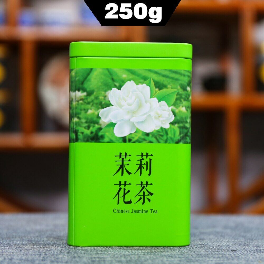 Jasmine Dragon Pearl Natural Fresh Green Tea Jasmine Pearls Metal Can 250g Main image