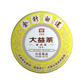 357G Taetea Dayi Golden Needle White Lotus Pu'er Puer Ripe Pu-Erh Tea Cake