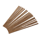 10 Pairs Natural Wenge Wood Chopsticks Chinese Kitchen Tools 中国天然鸡翅木筷子