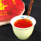 357g Yunnan Old Puerh Tea Date Fragrance Pu-erh Ripe Tea Cake Cooked Pu'er Tea