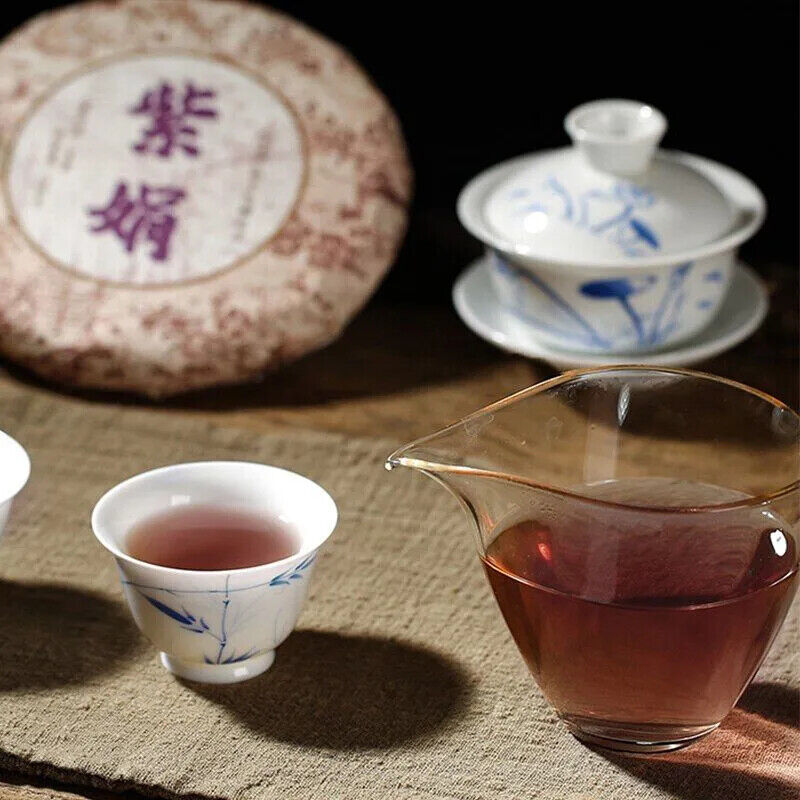 Zi Juan Cha * Pu'er Tea Wild Purple Buds Ancient Tree Puerh Tea Raw Puer 200g Secondary image