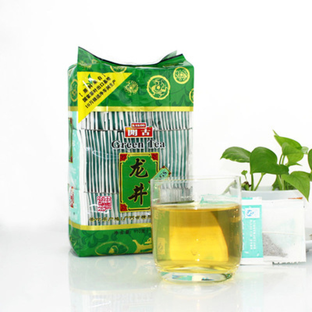 Premium 100 sachet Longjing tea leaves office tea 3.52oz Main image